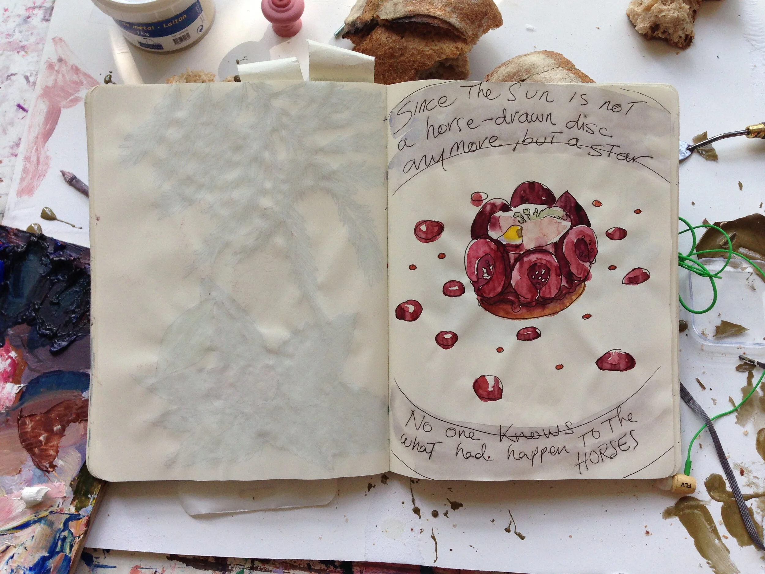  cooking recipe stufy with watercolor 