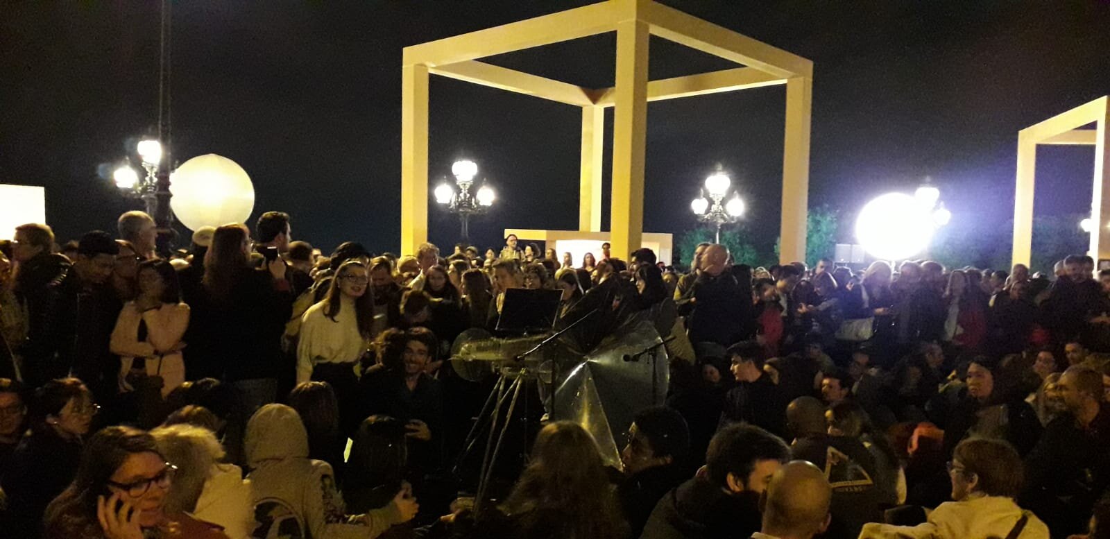  Concert, Le Pont Des Échanges, Nuit Blanche, Pont Alexandre III, Paris, 2018 