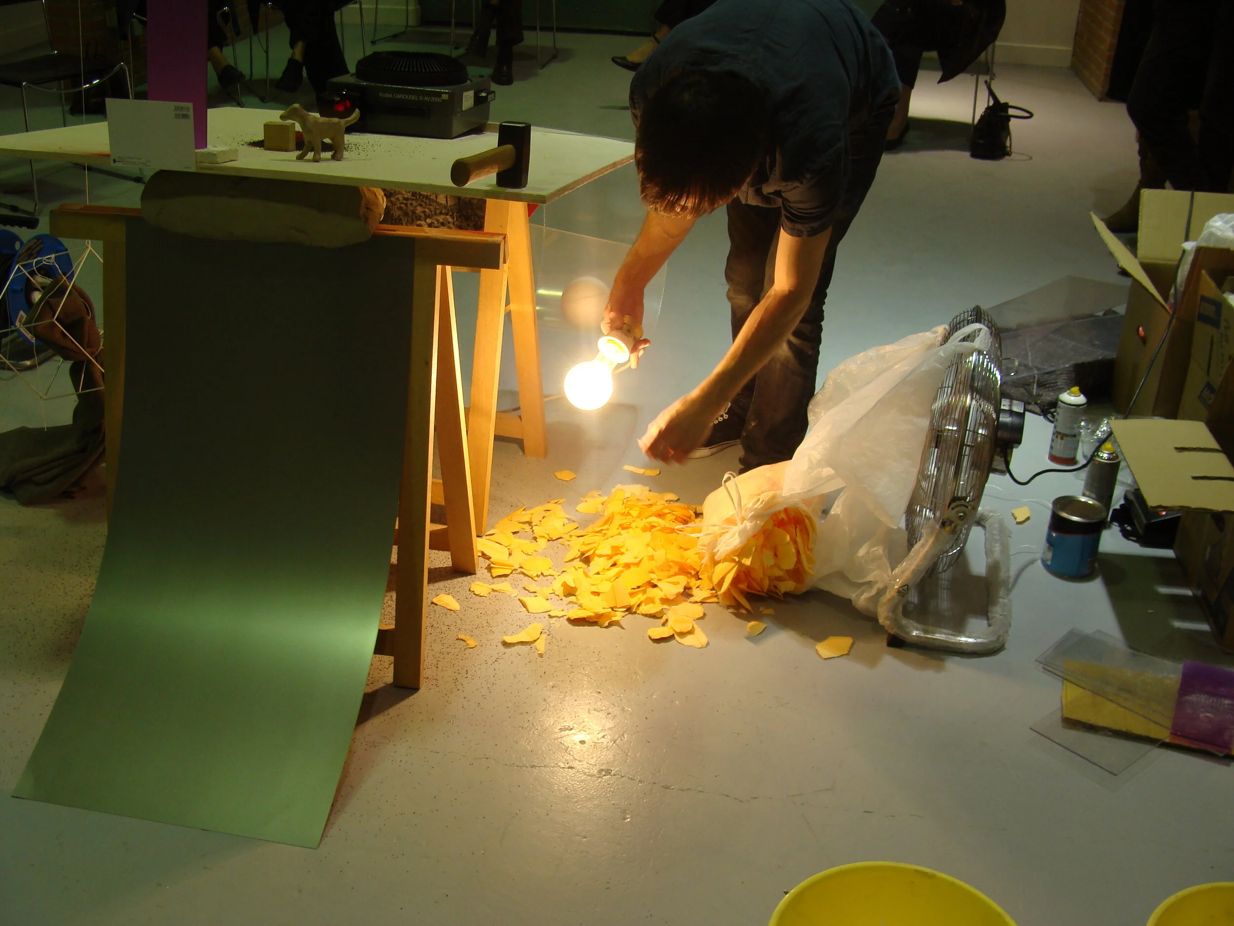  I Giocatori, Alex Cecchetti - Mark Geffriaud, Centre international d’art et du paysage de l’île de Vassivière, curated by Chiara Parisi France 2009 