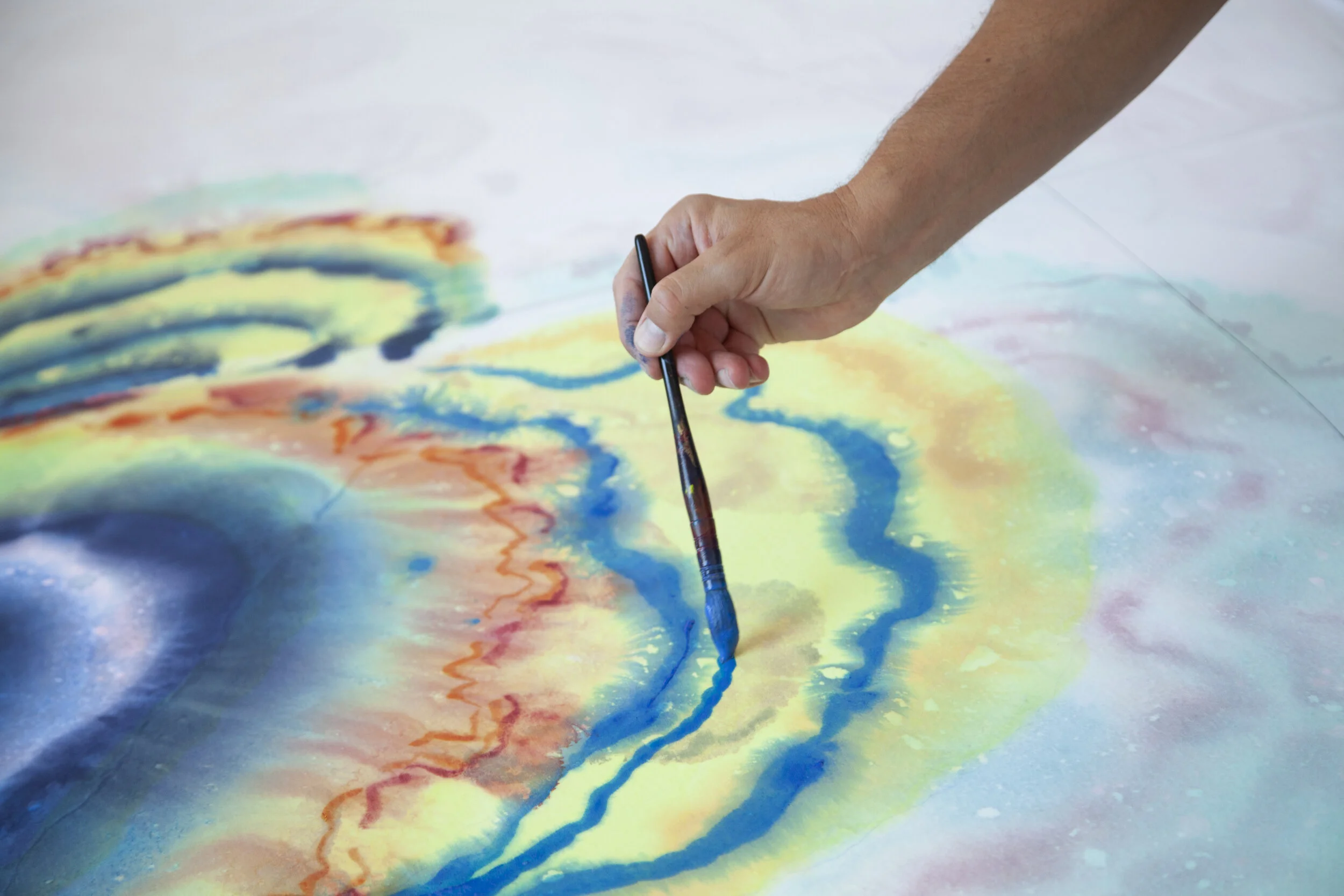  Alex Cecchetti painting the Dervish Skirts 