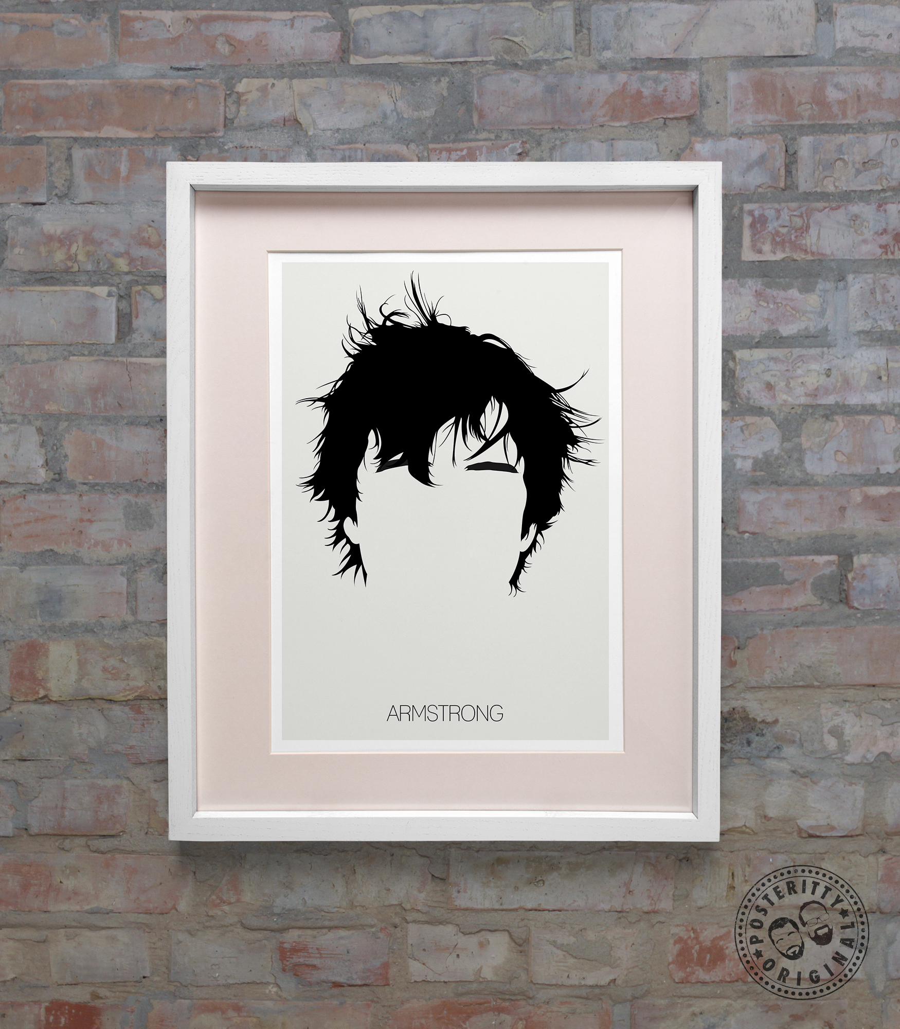 Billie Joe Armstrong Green Day Minimalist Poster Silhouette Head Minimal Art 