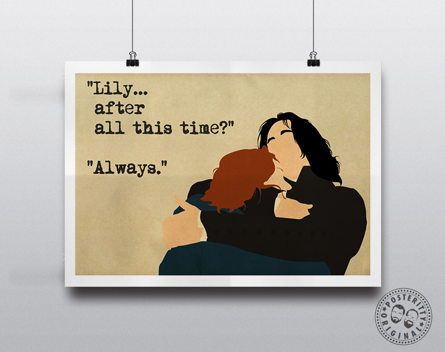 After all this time Always. Harry Potter A4 Print
