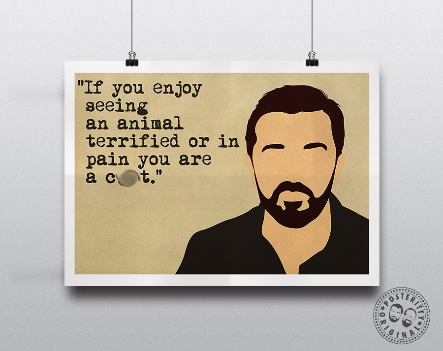 Minimalist Poster Quote Art Posteritty Office Gervais Rock N Roll DAVID BRENT