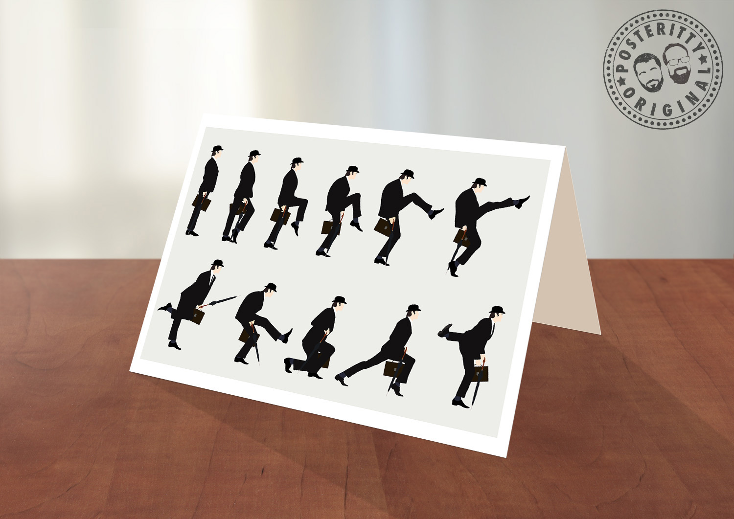 Python_Silly_Walks_Minimalist_Greeting_Card_Posteritty.jpg