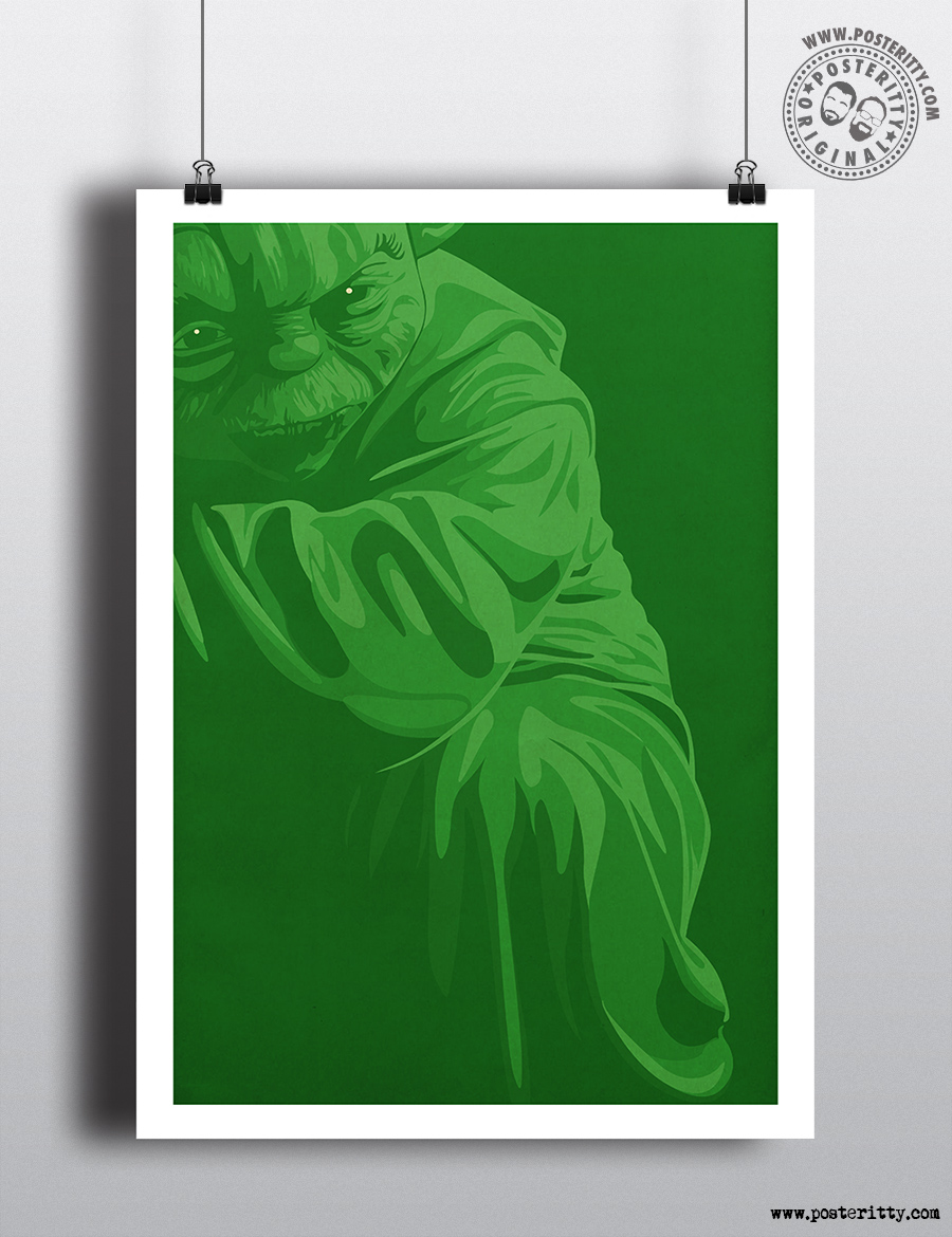 Star Wars Quote Minimalist Poster Posteritty Minimal Art YODA /'Do or do not/'