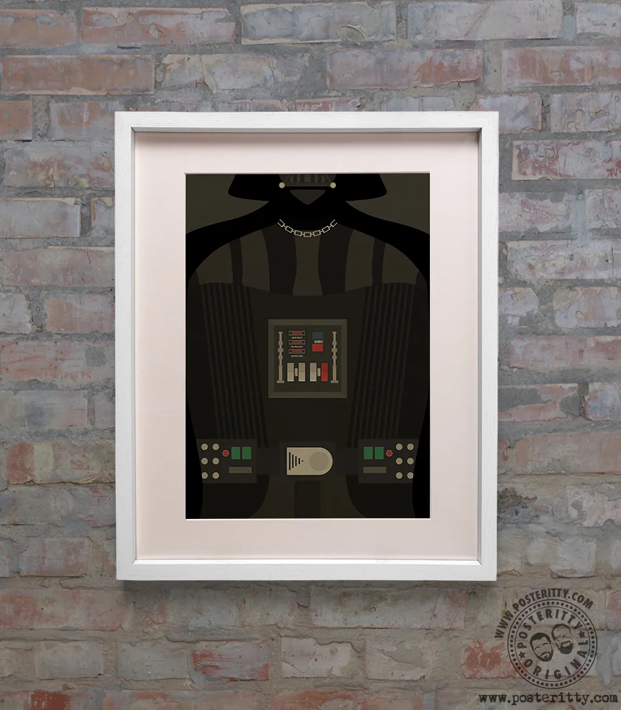 Minimalist Torso Poster Minimal Chest Print Posteritty STAR WARS DARTH VADER
