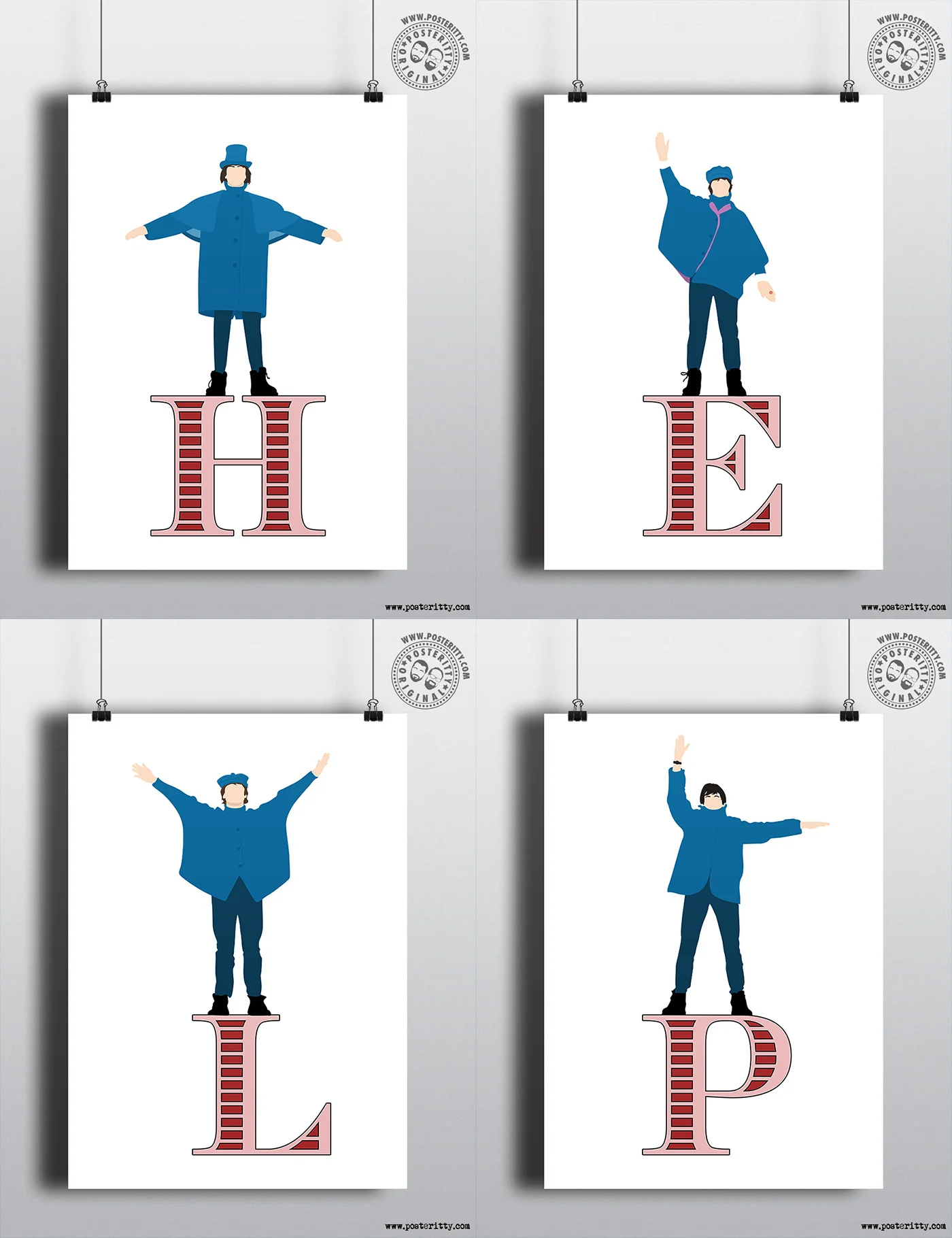 HELP_Beatles_4Set_Minimal_Posters.jpg