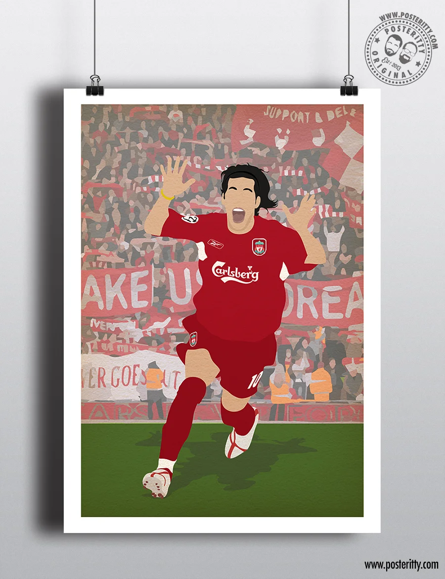 Liverpool FC Luis Garcia Minimalist Poster — Posteritty - Main Image