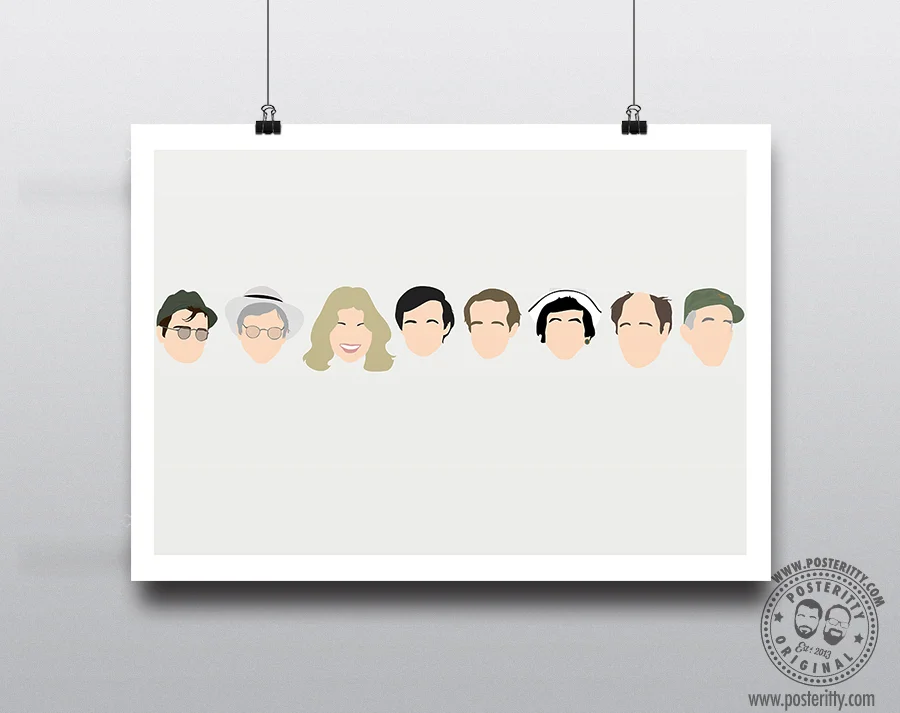 M*A*S*H - Minimalist Heads Poster