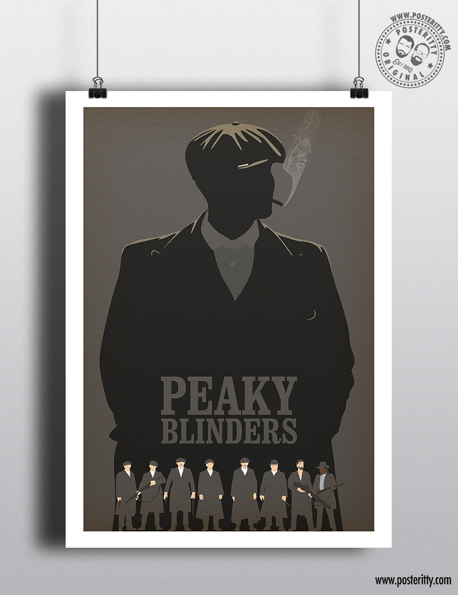 A4 A3 A2 A1 A0| Peaky Blinders Minimalist TV Series Poster Print T878