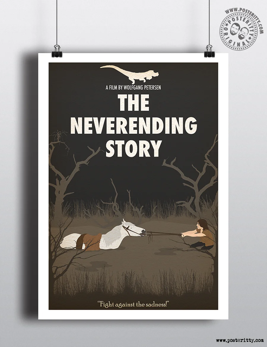 The Neverending Story - Minimalist Movie Poster