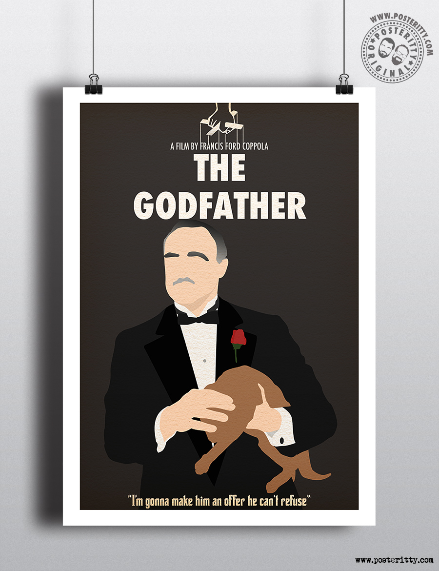 The Godfather - Minimalist Movie Poster