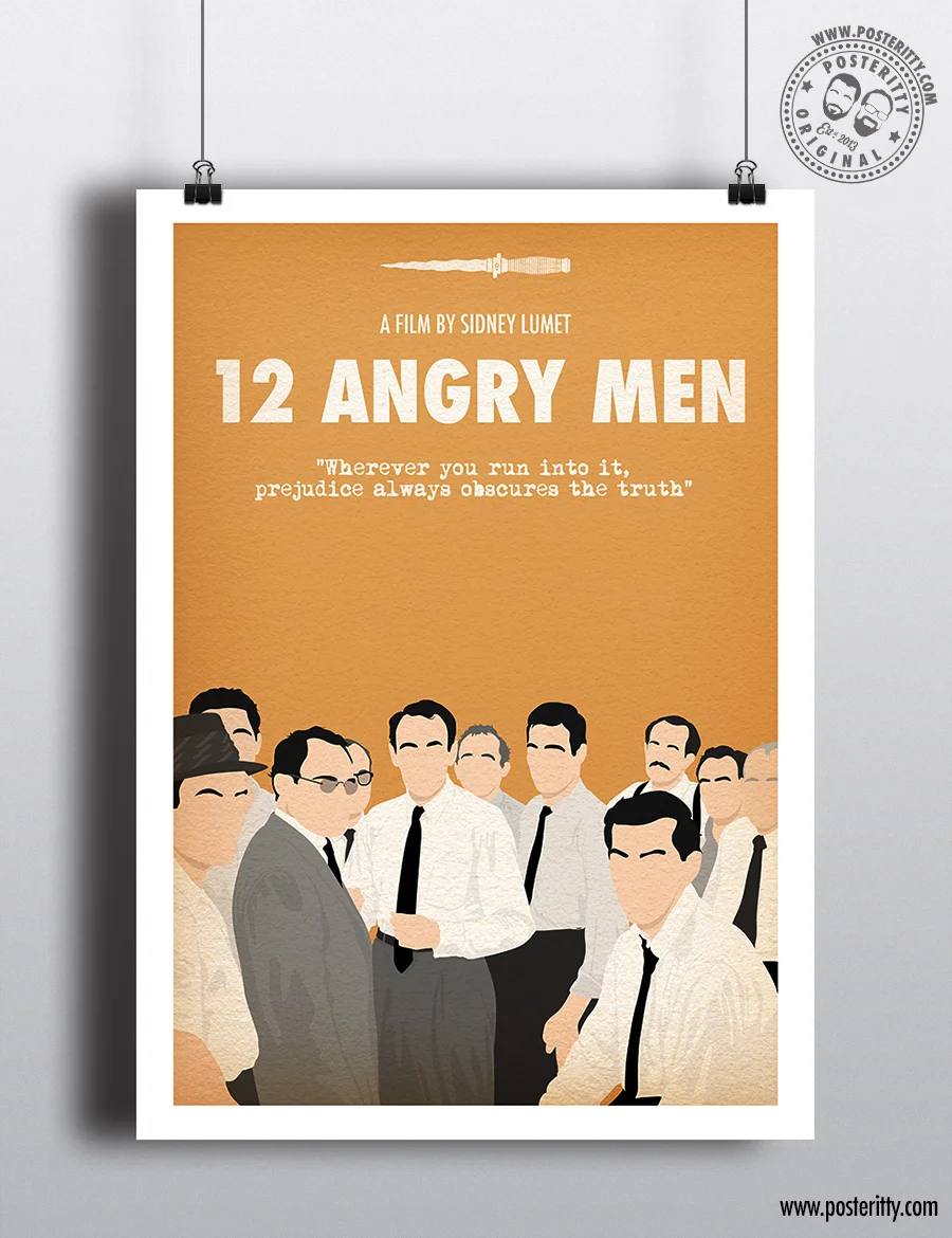 12 Angry Men - Minimalist Movie Poster