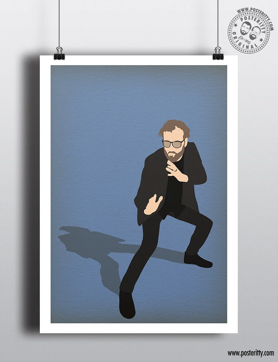 Matt Berninger (Pre Show Defensive Crouch) - Minimalist Poster