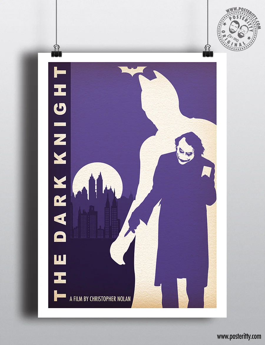 The Dark Knight (Dark Knight Trilogy) - Minimalist Movie Poster