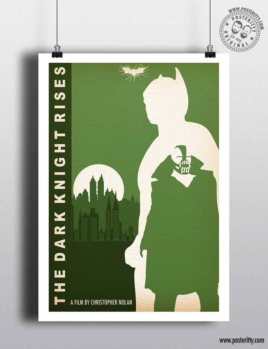 The Dark Knight Rises (Dark Knight Trilogy) - Minimalist Movie Poster