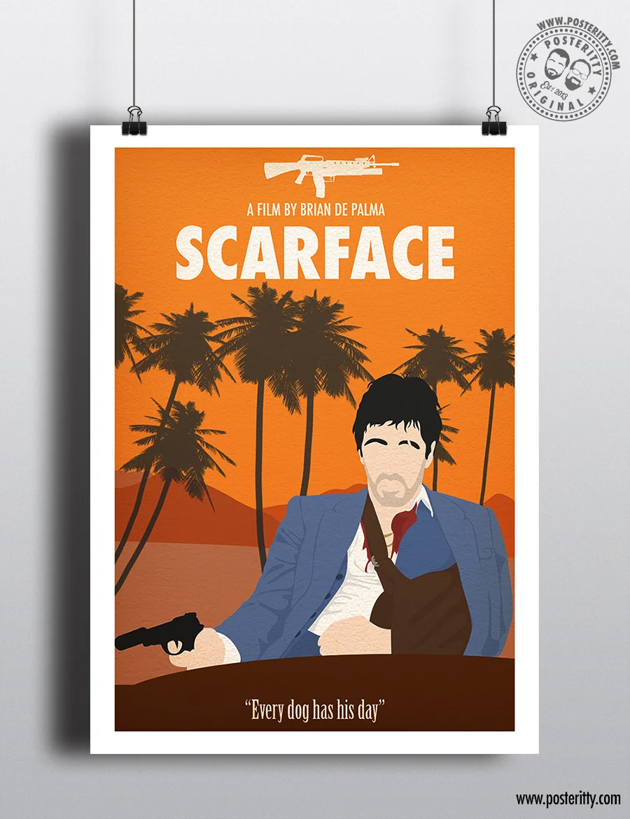 Scarface - Minimalist Movie Poster