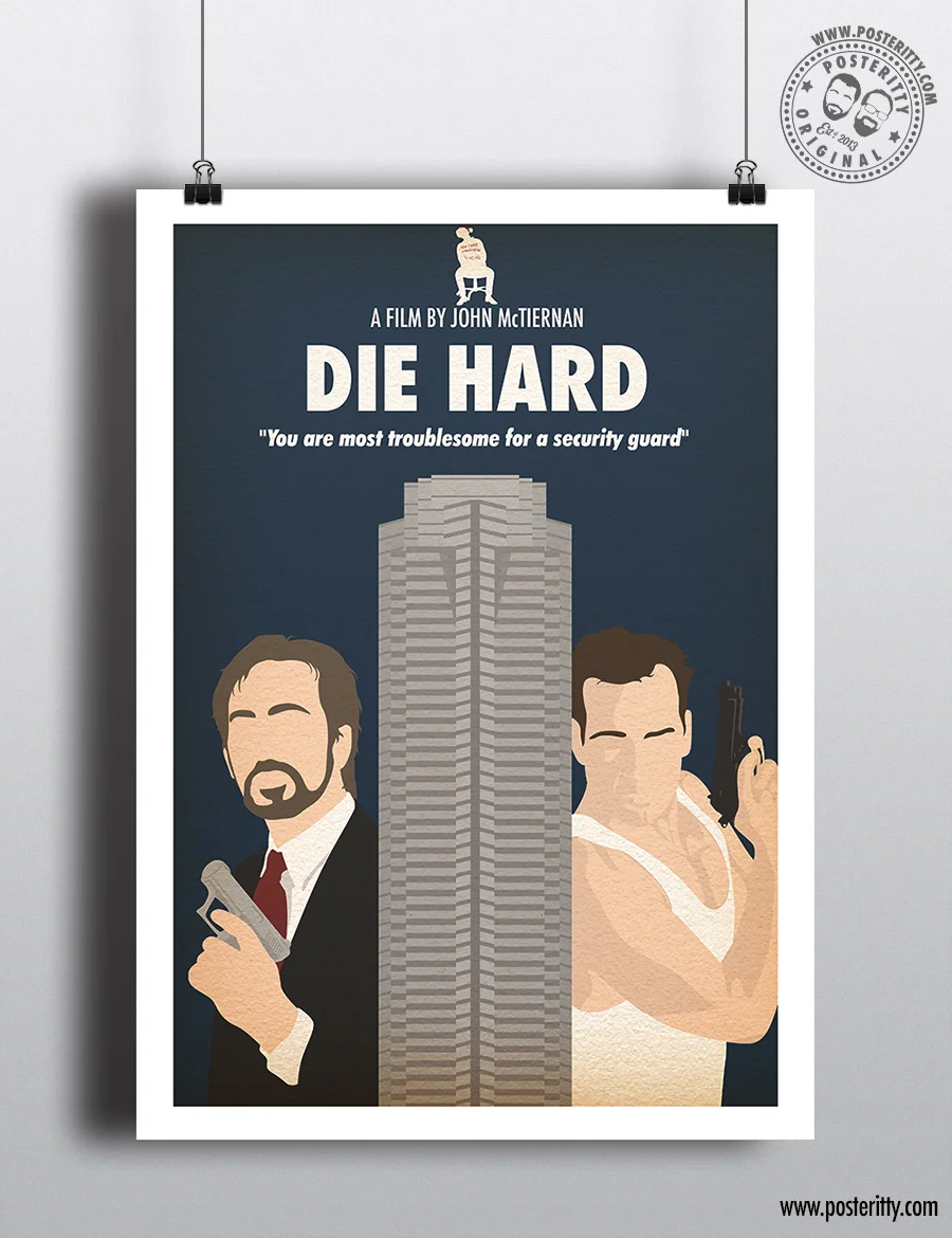 Die Hard - Minimalist Movie Poster