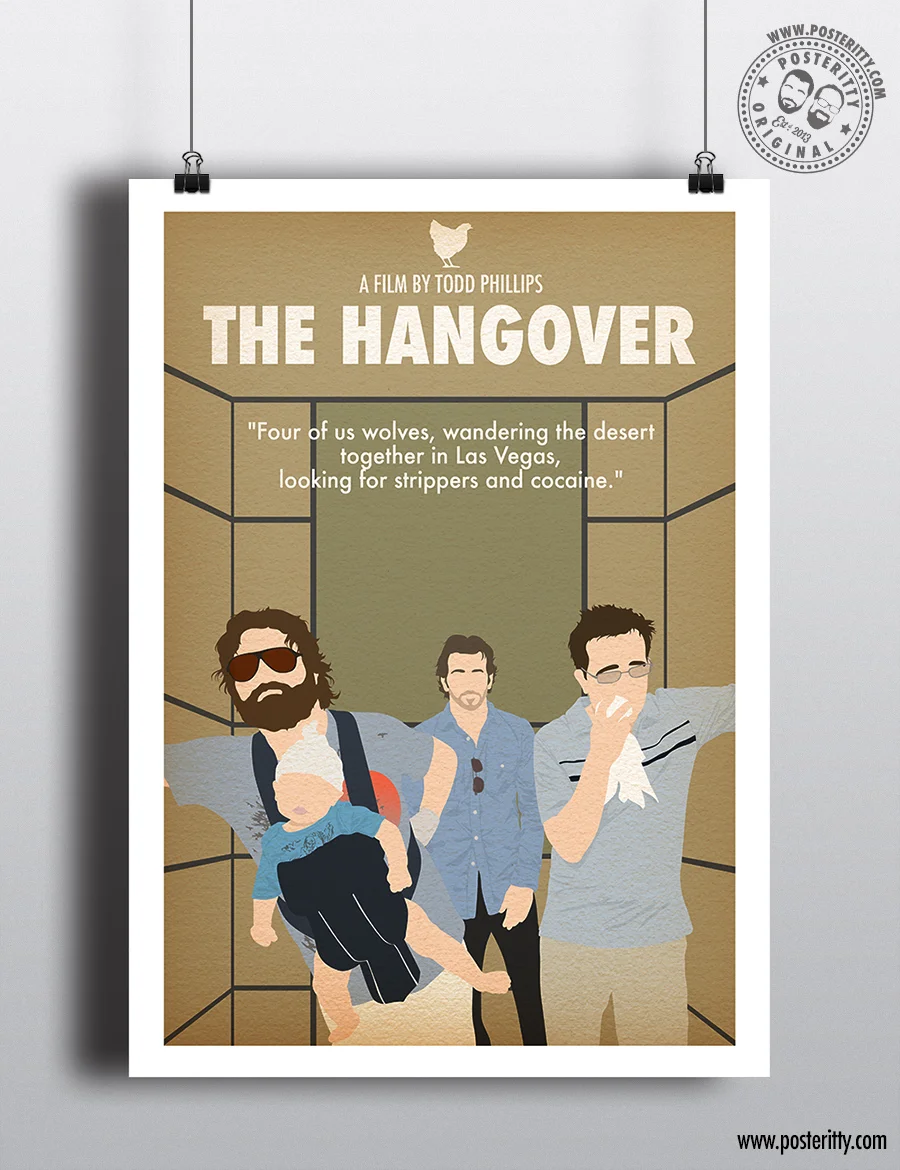 The Hangover - Minimalist Movie Poster