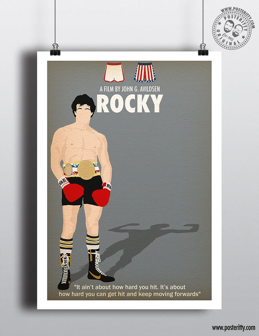 Rocky - Minimalist Movie Poster