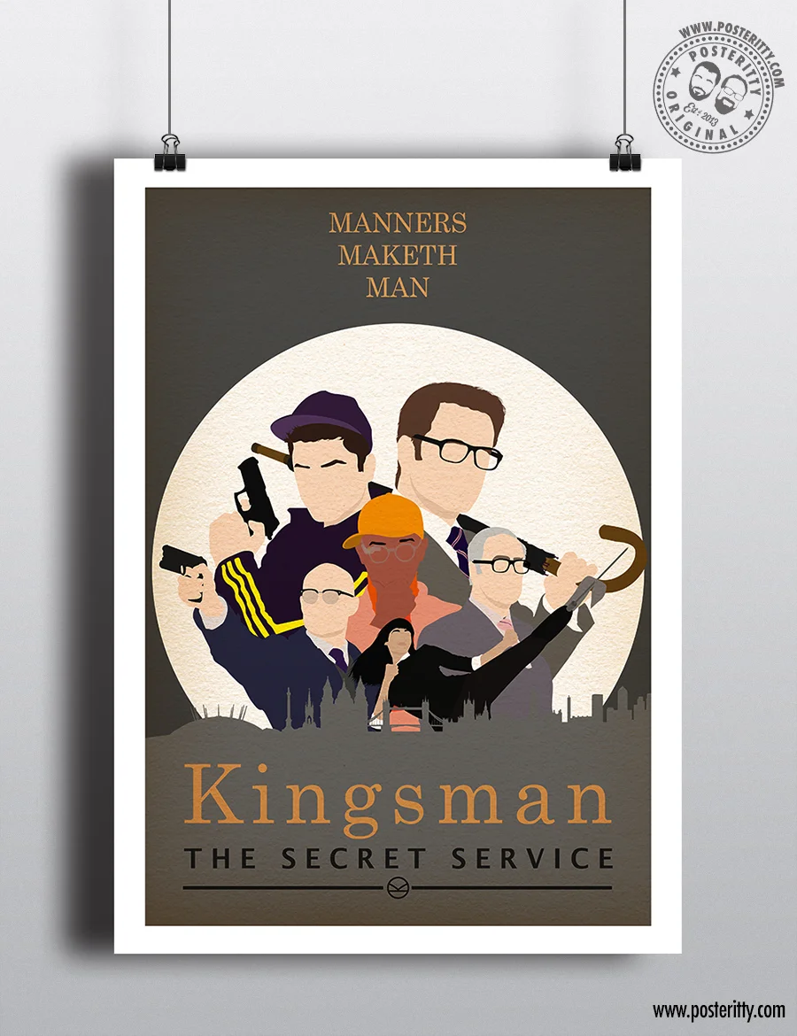 Kingsman - Minimalist Movie Poster