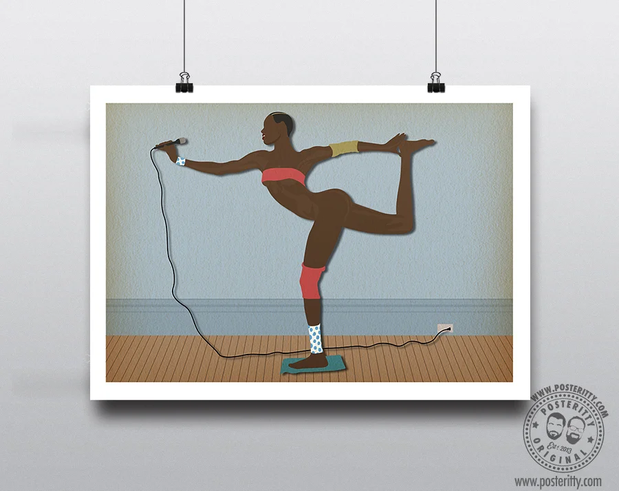 Grace Jones (Island Life) - Minimalist Poster