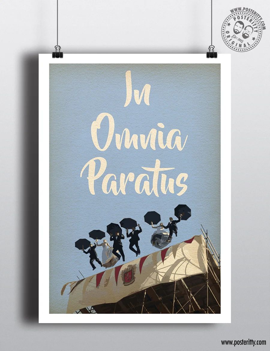 Gilmore Girls - In Omnia Paratus - Minimalist Poster