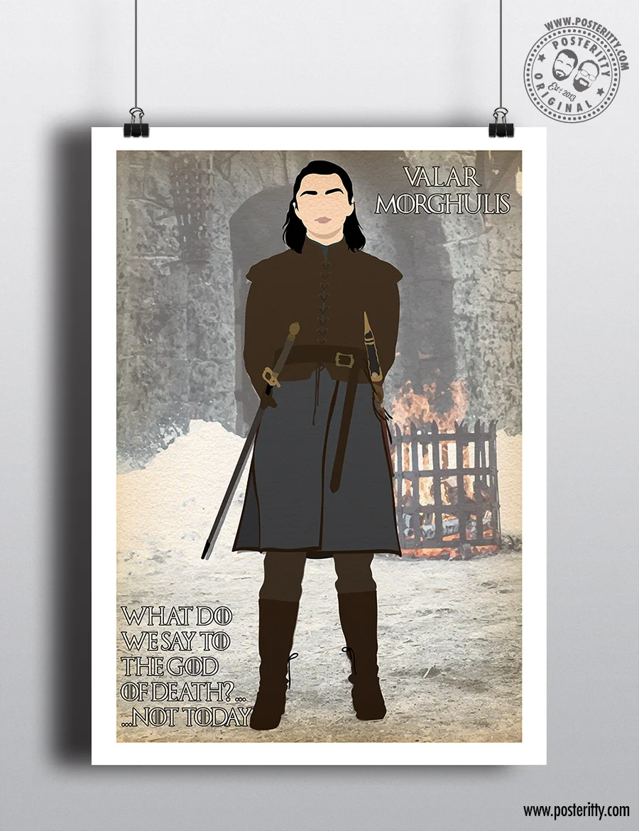 Arya Stark Game of Thrones  - Minimalist Poster