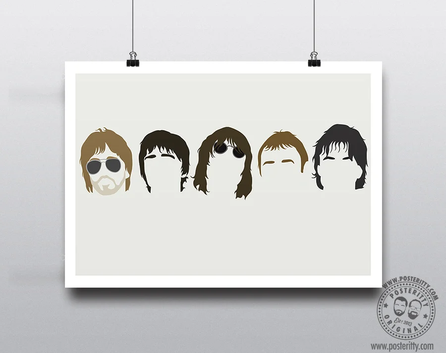 Oasis (Heads) - Minimalist Poster