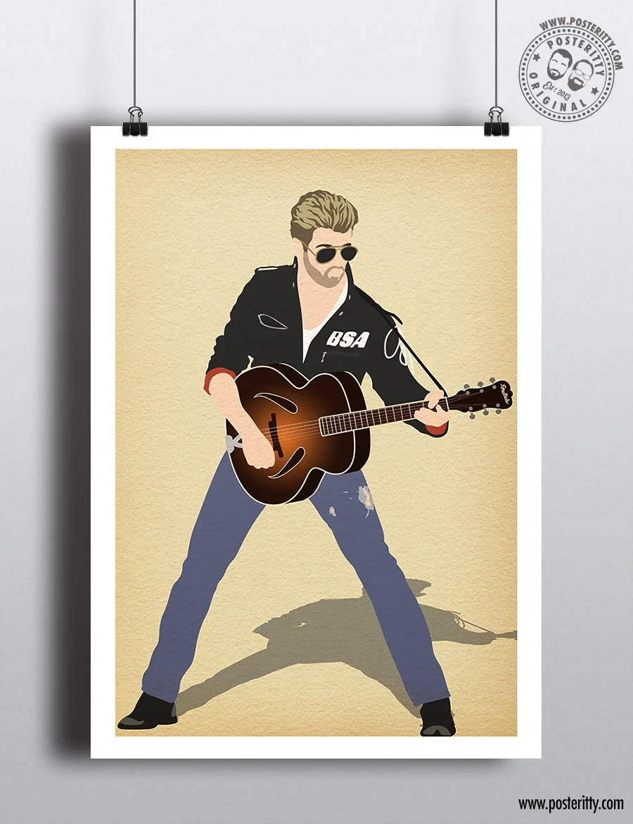 George Michael (Faith) - Minimalist Music Poster