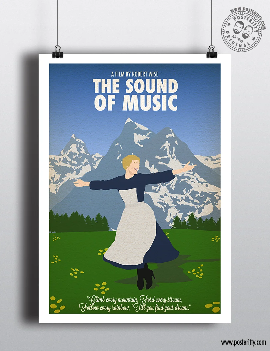 The Sound of Music - Minimalist Movie Poster