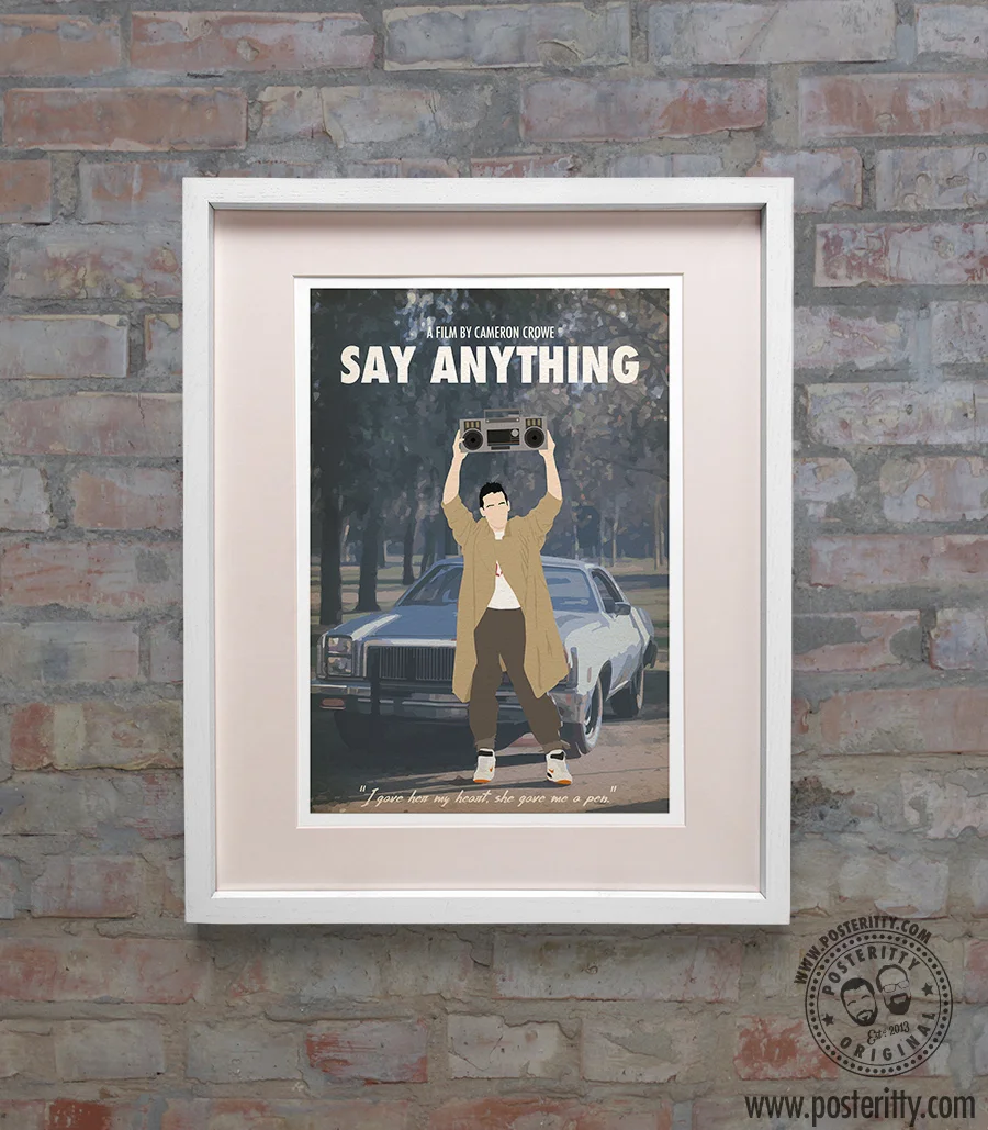 Say Anything - Minimalist Movie Poster