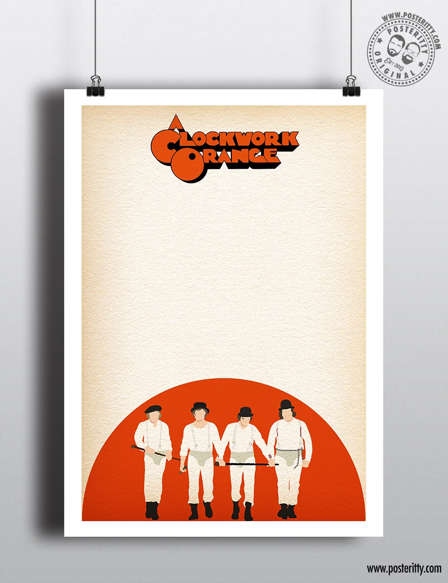 A Clockwork Orange - Minimalist Movie Poster