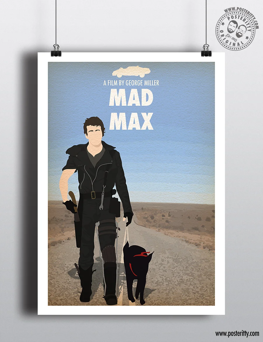 Mad Max - Minimalist Movie Poster