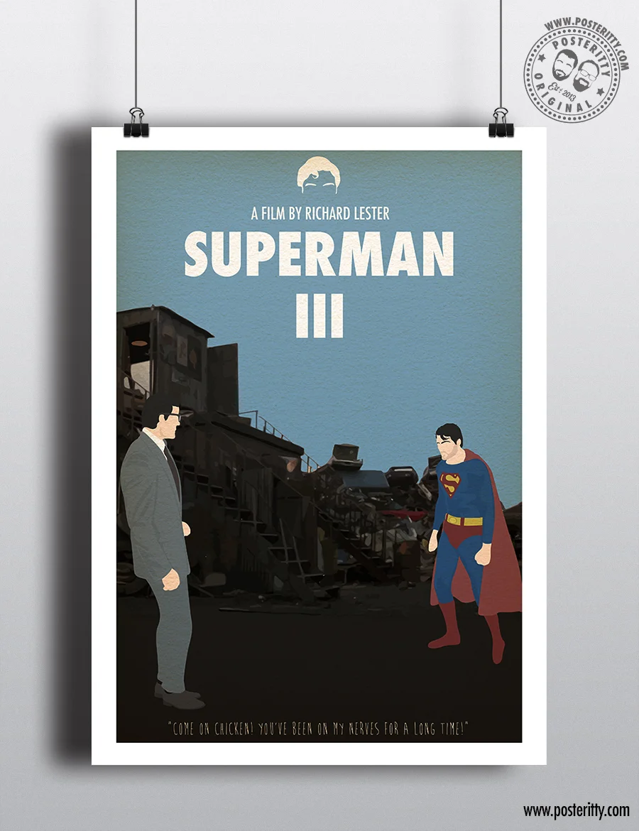Superman III - Minimalist Movie Poster