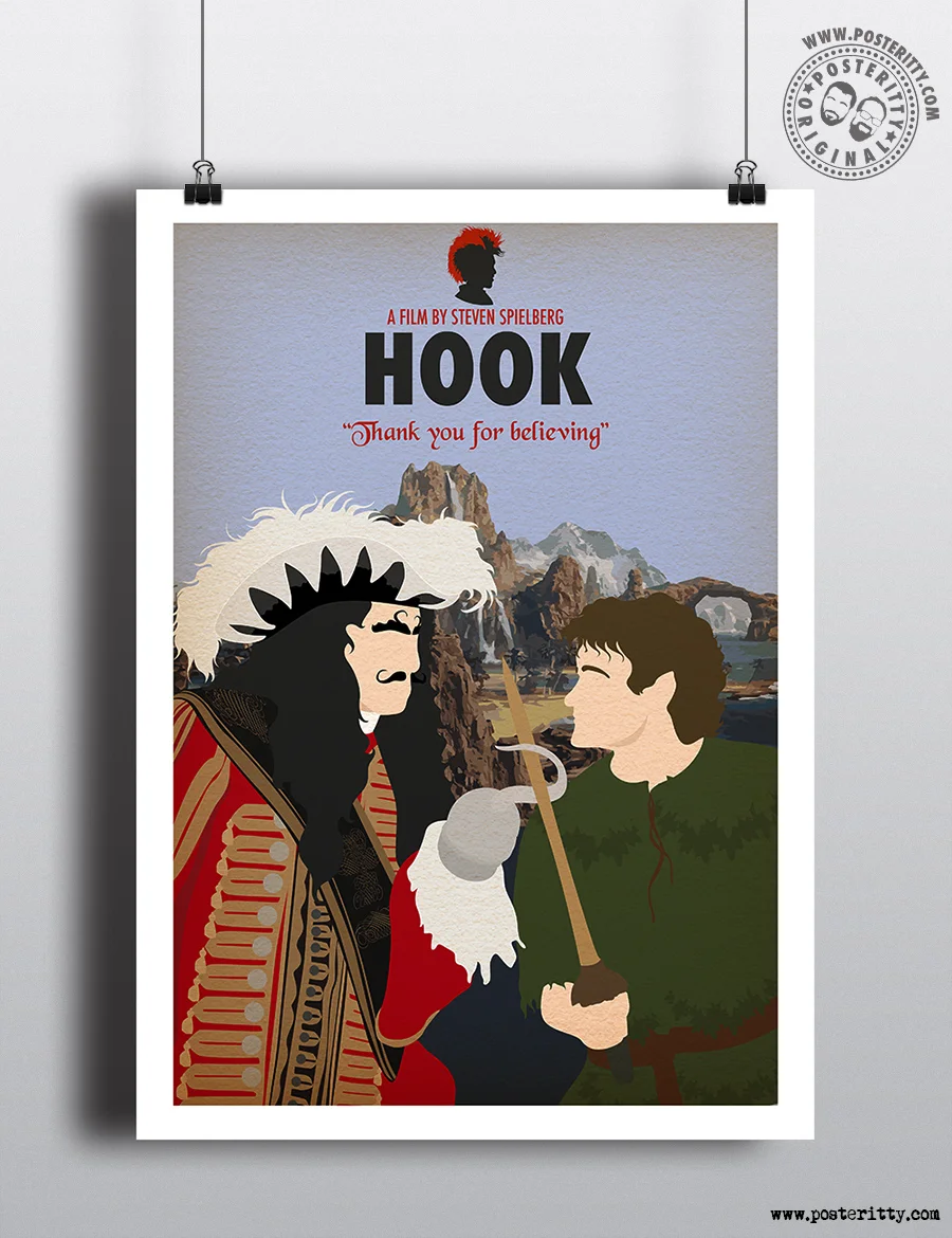 Hook - Minimalist Movie Poster