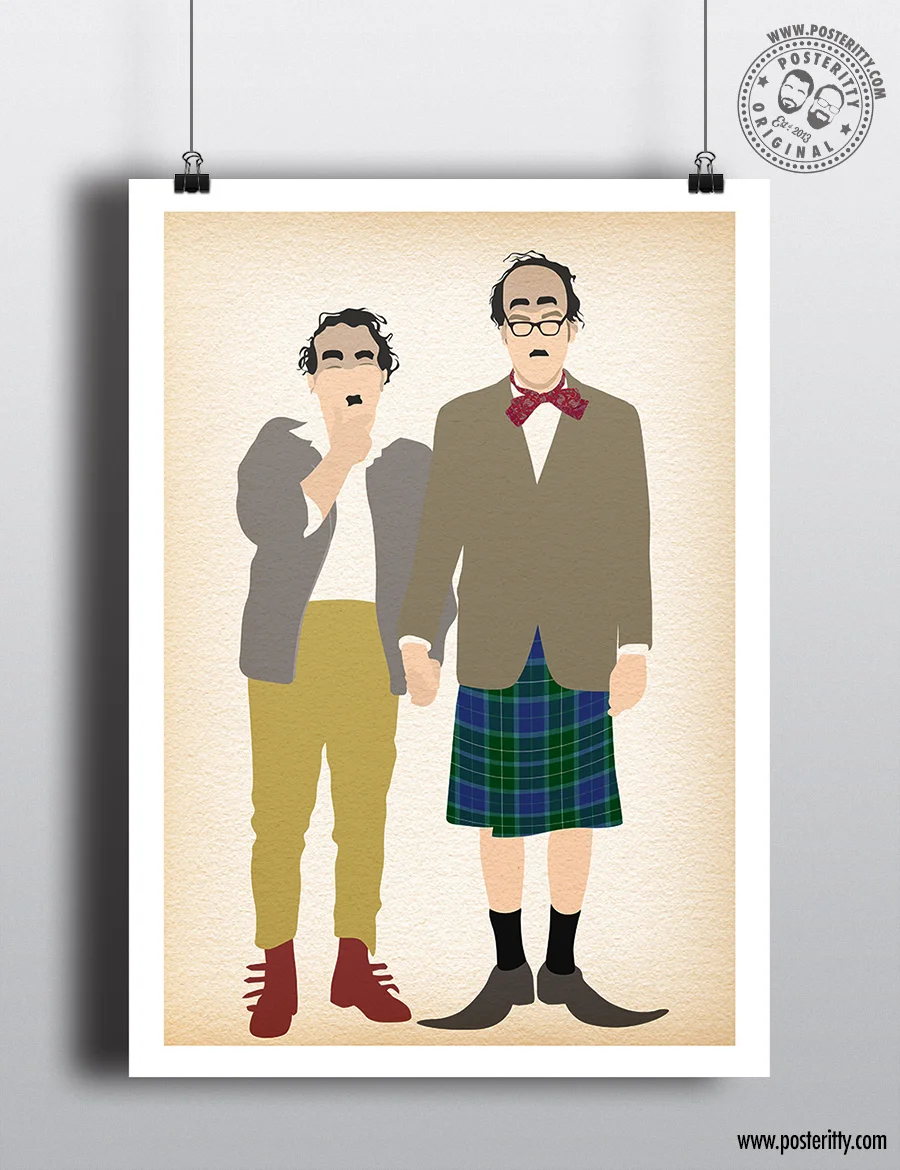 The Stotts (Reeves & Mortimer) - Minimalist Poster
