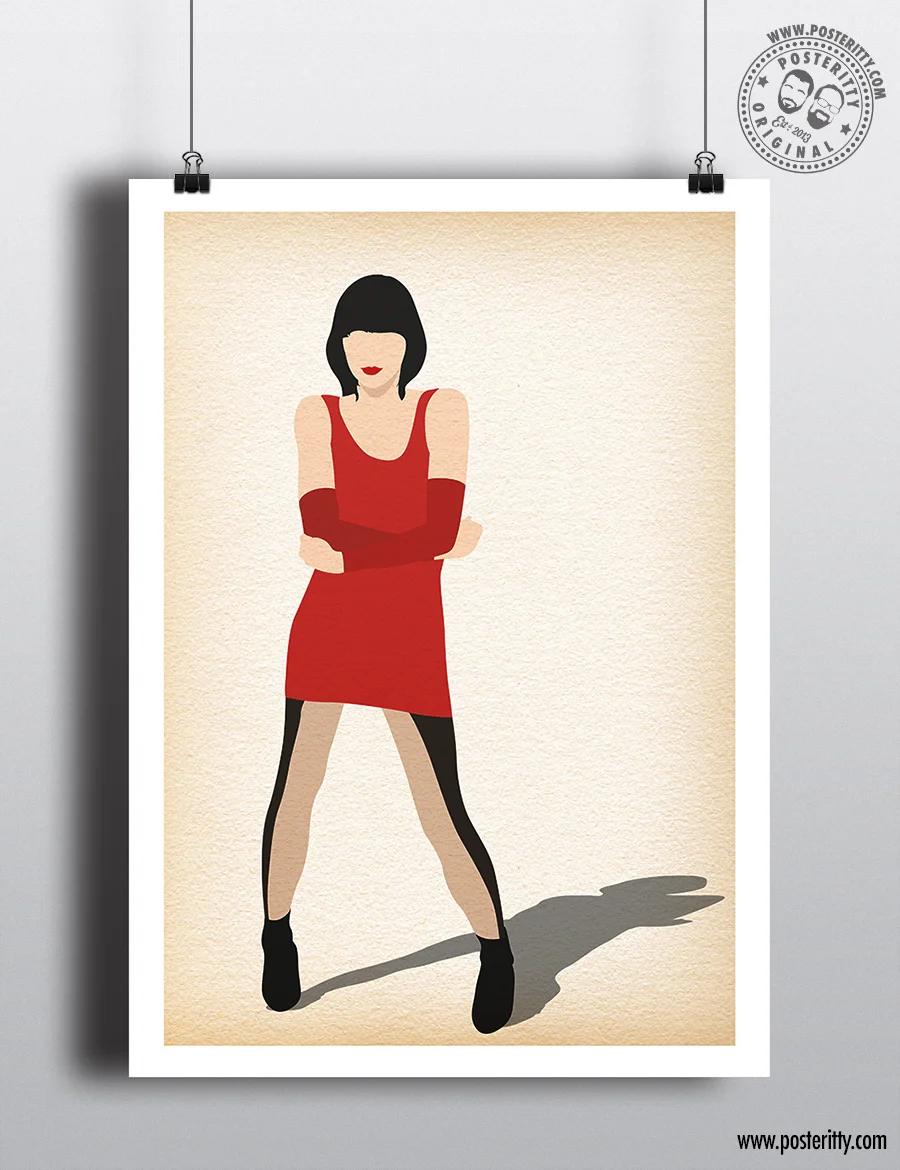 Karen O Yeah Yeah Yeahs - Minimalist Silhouette Heads Poster