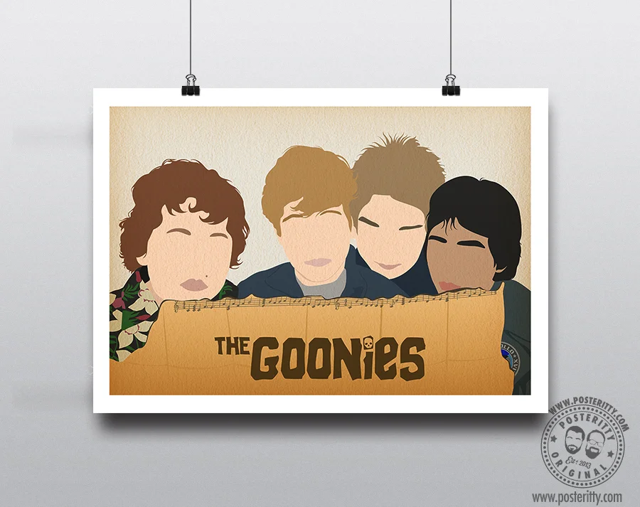 The Goonies (map) - Minimalist Movie Poster