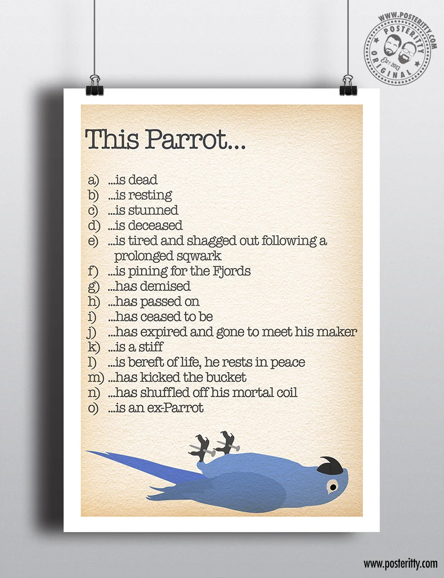 Monty Python "Parrot Sketch"