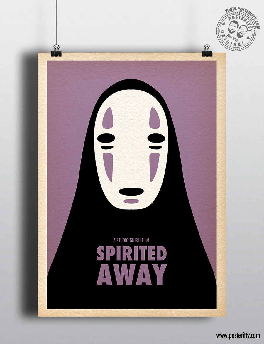 Studio Ghibli- Spirited Away - Minimalist Movie Poster
