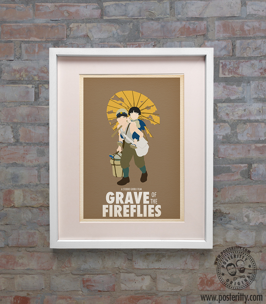 Grave Of The Fireflies Minimalist Poster by maiumarie on DeviantArt