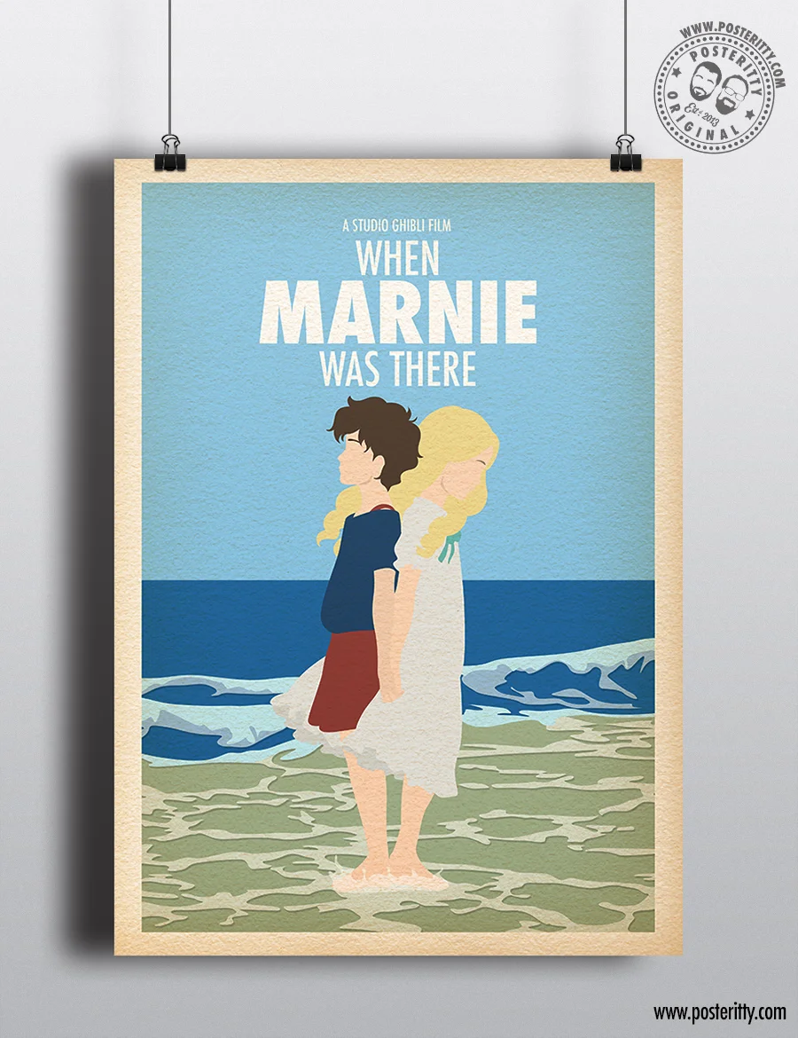 Studio Ghibli - When Marnie Was There - Minimalist Movie Poster