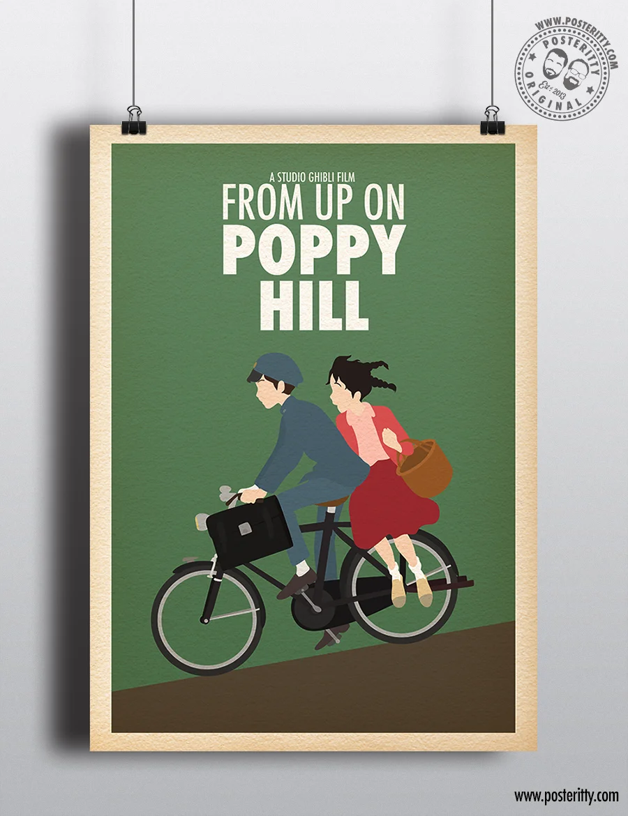 Studio Ghibli - From up on Poppy Hill - Minimalist Movie Poster