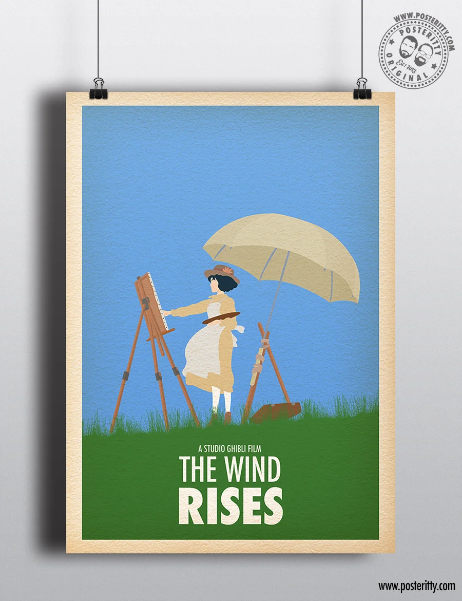 Studio Ghibli - The Wind Rises - Minimalist Movie Poster