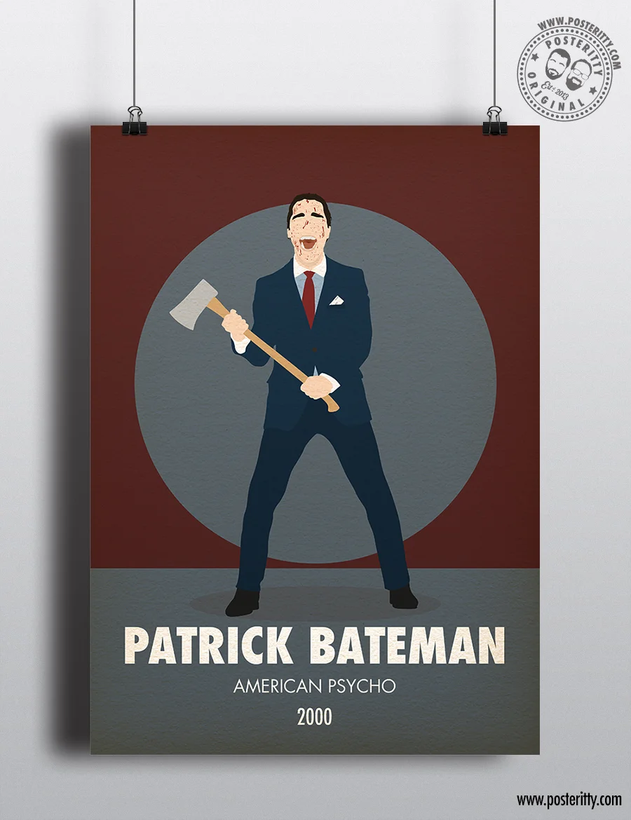 Patrick Bateman - Minimalist Horror Villains