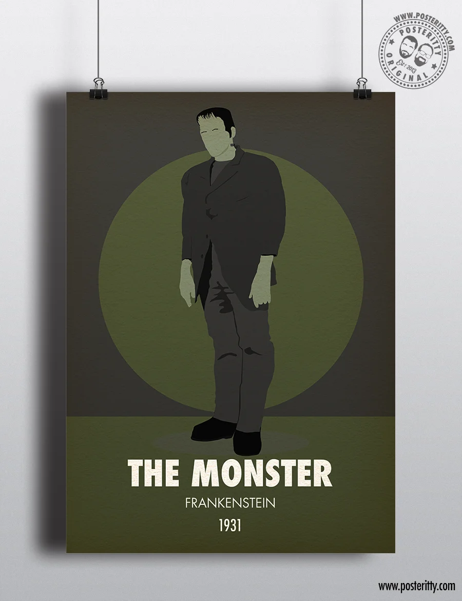 Frankenstein's Monster - Minimalist Horror Villains