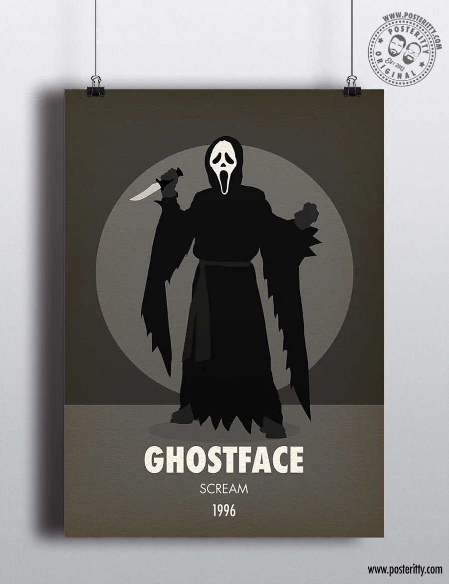 Ghostface - Minimalist Horror Villains