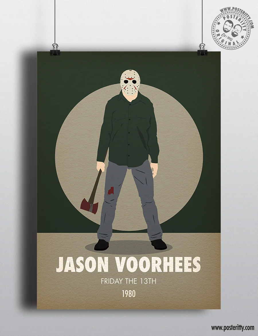 Jason Voorhees - Minimalist Horror Villains