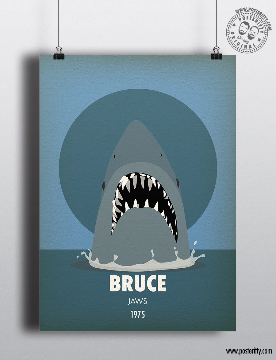 Jaws - Minimalist Horror Villains